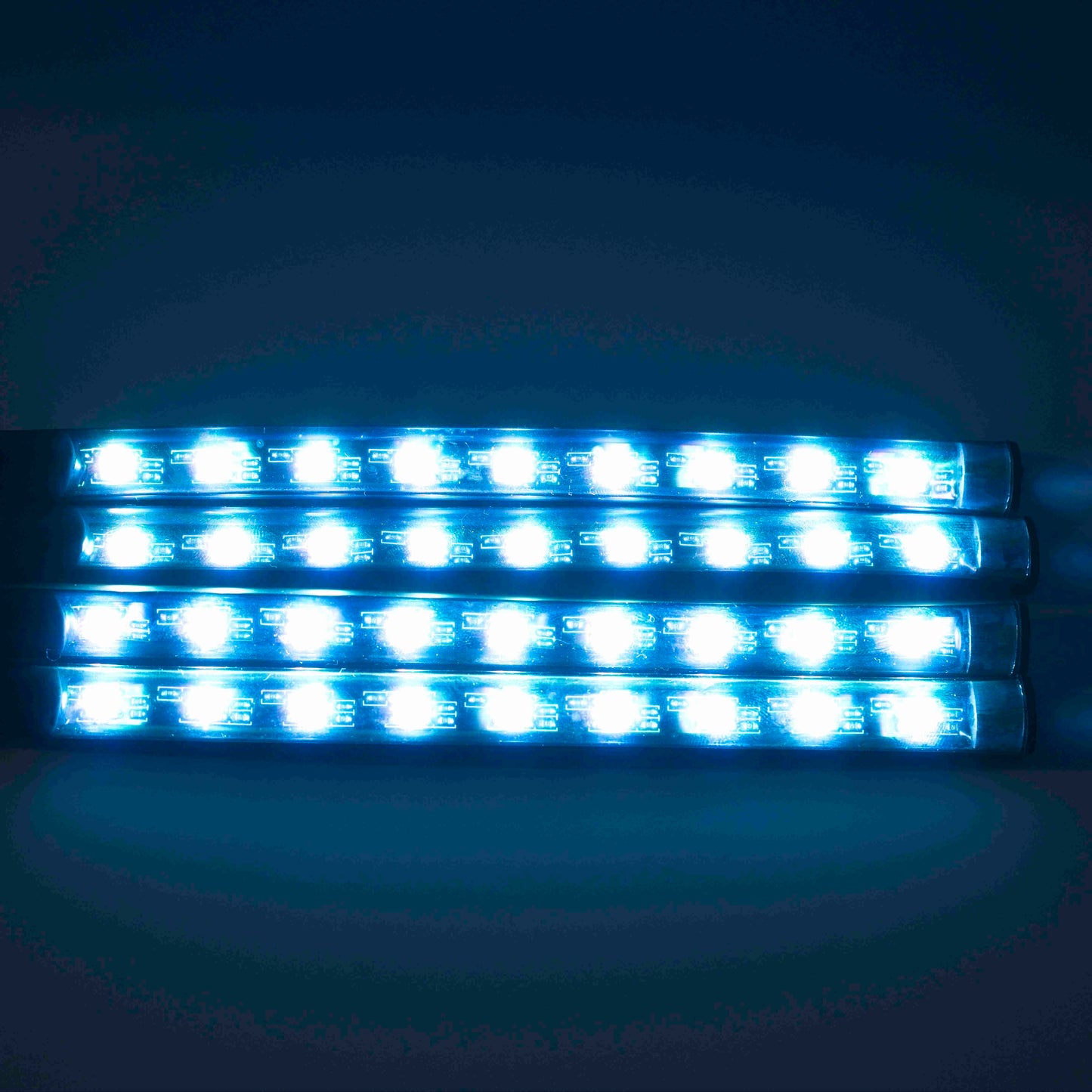 RGB Car Interior Atmosphere Light Kit – 8-Color LED Footwell Lighting with Voice Control, Music Sync & APP Remote